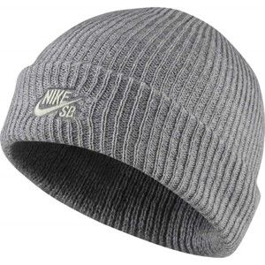 Nike SB FISHERMAN BEANIE tmavě šedá  - Pletená čepice