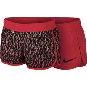 Nike NEXT UP SHORT-DIP DYE červená S - Dámské šortky