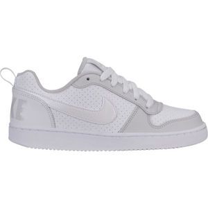 Nike COURT BOROUGH LOW bílá 5Y - Dívčí volnočasové boty