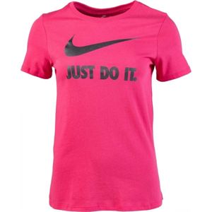Nike NSW TEE CREW JDI SW růžová L - Dámské tričko