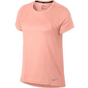 Nike RUN TOP SS růžová M - Dámské běžecké triko