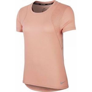 Nike RUN TOP SS W oranžová XS - Dámské běžecké triko