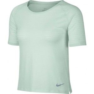 Nike MILER TOP BREATHE šedá M - Dámské sportovní triko