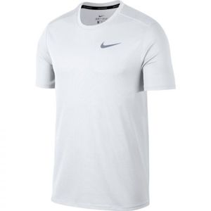 Nike DF BRTHE RUN TOP SS M bílá XL - Pánské běžecké tričko