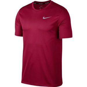 Nike RUN TOP SS červená L - Pánské běžecké triko