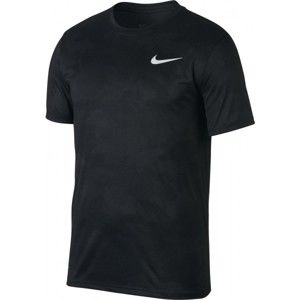 Nike DRY TEE LEG CAMO AOP M černá S - Pánské tréninkové tričko