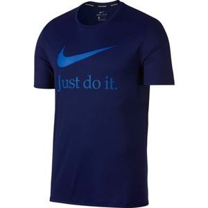 Nike RUN SS GX modrá XXL - Pánské běžecké triko