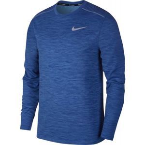 Nike PACER TOP CREW modrá S - Pánské běžecké triko