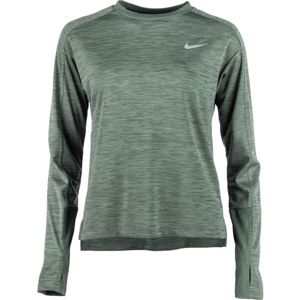 Nike PACER TOP CREW W fialová L - Dámské běžecké tričko