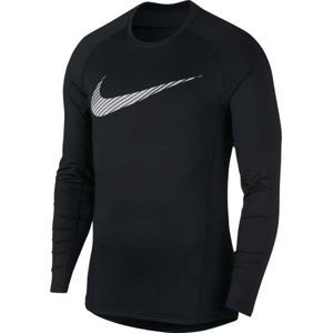 Nike NP THRMA TOP LS GFX černá S - Pánské sportovní triko
