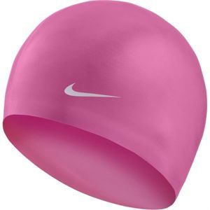 Nike SOLID SILICONE vínová NS - Plavecká čepice