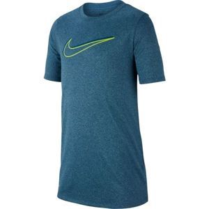 Nike NK DRY LEG TEE 3D SWOOSH modrá S - Chlapecké sportovní triko