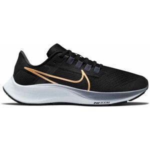 Nike AIR ZOOM PEGASUS 38 W Dámská běžecká obuv, Černá,Hnědá,Bílá, velikost 40.5