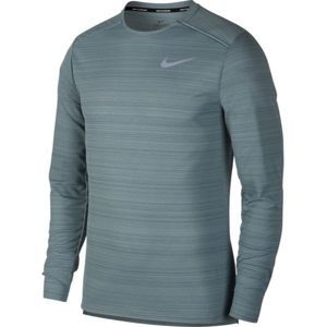Nike DRY MILER TOP LS M světle zelená XL - Pánské běžecké tričko