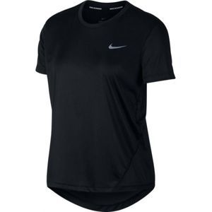 Nike MILER TOP SS černá M - Dámské běžecké triko