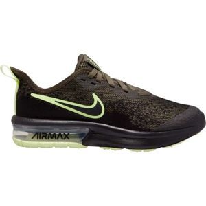 Nike AIR MAX SEQUENT 4 tmavě zelená 3.5 - Dětská volnočasová obuv