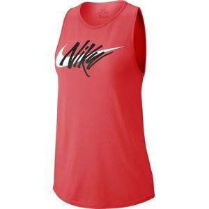 Nike NK DRY LEG TANK TOM SWOOSH růžová M - Dámské sportovní tílko