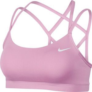 Nike FAVORITES STRAPPY BRA růžová M - Dámská sportovní podprsenka