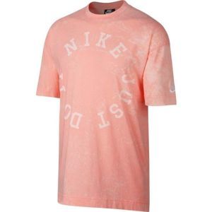 Nike NSW CE TOP SS WASH růžová M - Pánské tričko