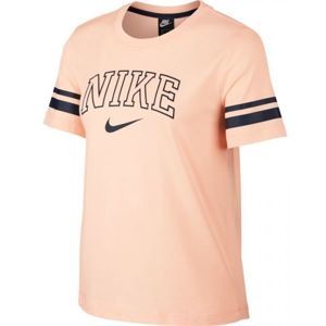 Nike SPORTSWEAR TOP SS růžová XL - Dámské triko