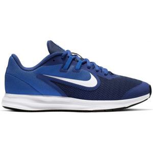 Nike DOWNSHIFTER 9 GS modrá 6.5Y - Dětská běžecká obuv