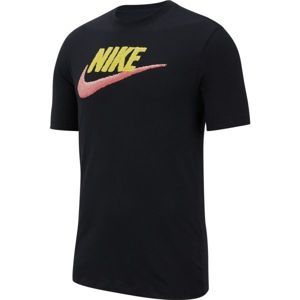 Nike NSW TEE BRAND MARK černá S - Pánské tričko