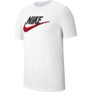 Nike NSW TEE BRAND MARK M bílá M - Pánské tričko