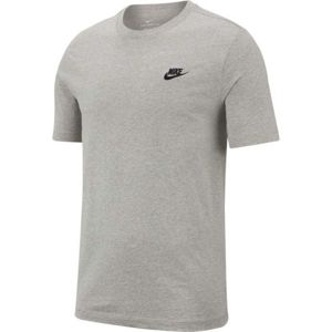 Nike SPORTSWEAR CLUB šedá XL - Pánské tričko