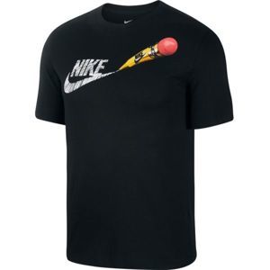 Nike NSW TEE REMIX 2 M černá S - Pánské triko