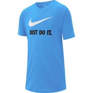 Nike NSW TEE JDI SWOOSH B modrá S - Chlapecké tričko