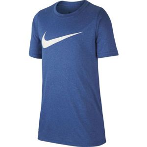 Nike DRY TEE LEG SWOOSH B modrá XL - Chlapecké tričko