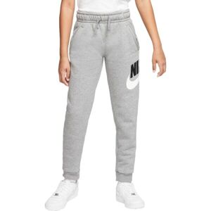 Nike NSW CLUB+HBR PANT B Chlapecké kalhoty, šedá, velikost S