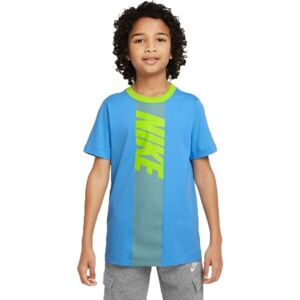 Nike NSW TEE AMPLIFY SP22 Chlapecké tričko, modrá, velikost S