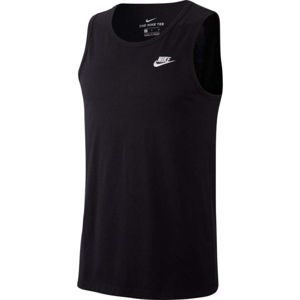 Nike NSW CLUB - TANK Pánské tílko, Černá,Bílá, velikost L