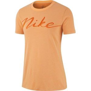 Nike DRY TEE DFC XDYE oranžová XL - Dámské tričko