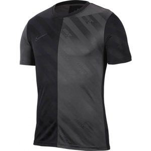 Nike DRY ACDMY TOP SS AOP M černá M - Pánské tričko
