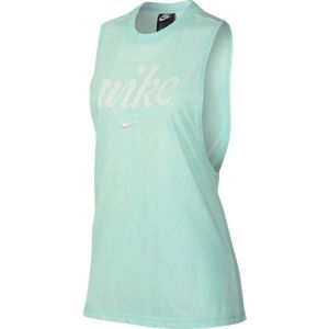 Nike NSW TANK WSH Dámské tílko, Světle zelená,Bílá, velikost