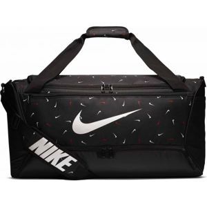 Nike BRASILIA M DUFF - 9.0 AOP 2 černá NS - Sportovní taška