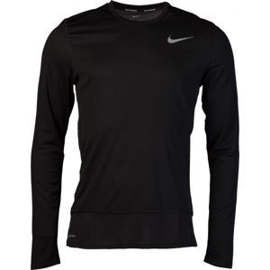 Nike BRTHE RAPID TOP LS černá L - Pánský běžecký top