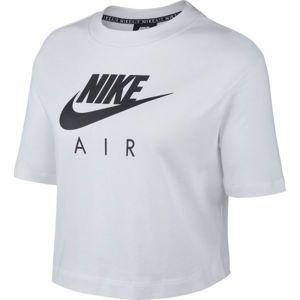 Nike NSW AIR TOP SS bílá S - Dámské tričko