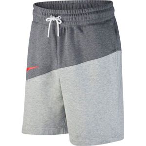 Nike NSW SWOOSH SHORT FT tmavě šedá XL - Pánské kraťasy