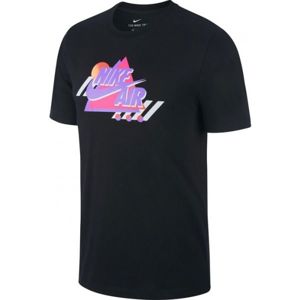 Nike NSW SS TEE REMIX 2 M černá XL - Pánské tričko