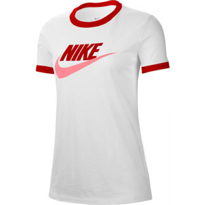 Nike NSW TEE FUTURA RINGE W bílá S - Dámské tričko