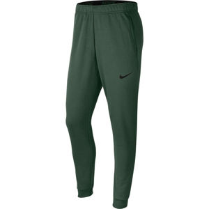 Nike DRI-FIT tmavě zelená S - Pánské tréninkové kalhoty