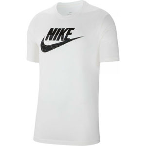 Nike NSW CAMO SS TEE M bílá M - Pánské tričko