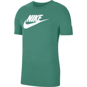 Nike NSW HYBRID SS TEE M zelená 2XL - Pánské tričko