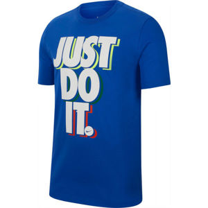 Nike SPORTSWEAR JDI modrá M - Pánské tričko