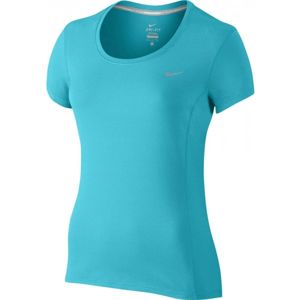 Nike CONTOUR W YELLOW modrá XL - Dámské sportovní tričko