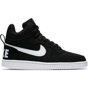 Nike COURT BOROUGH MID černá 7.5 - Dámská volnočasová obuv