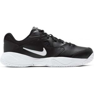 Nike COURT LITE 2 Pánská tenisová obuv, Černá,Bílá, velikost 11